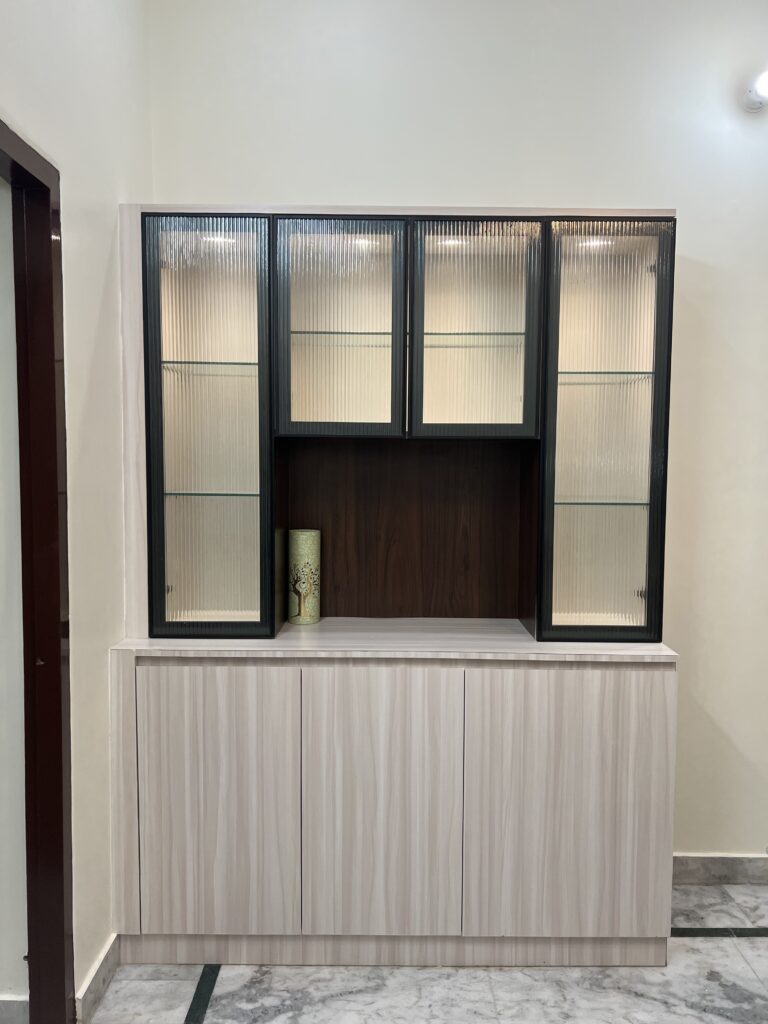 Carpentry finished furniture and storage system