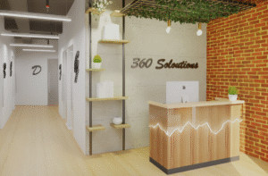 office reception design